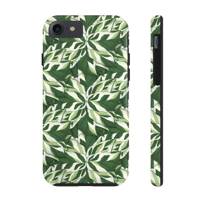 Calathea White Fusion Phone Case, Phone Case, Printify, Accessories, Android, Calathea, Gift, Glossy, House Plant, Illustration, Indoor Plant, Iphone, iPhone Cases, Matte, Mobile, Phone accessory, Phone Case, Phone Cases, Plant, Prayer Plant, Protective Case, Samsung Cases, White Fusion, Laura Christine Photography & Design, laurachristinedesign.com