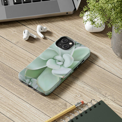 Pachyveria Haagei Succulent Phone Case, Phone Case, Printify, Accessories, Glossy, iPhone Cases, Matte, Phone accessory, Phone Cases, Samsung Cases, Laura Christine Photography & Design, laurachristinedesign.com