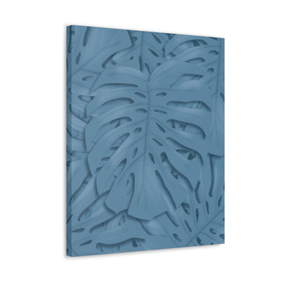 Cerulean Blue Monstera Canvas, Canvas, Laura Christine Photography & Design, Art & Wall Decor, Canvas, Hanging Hardware, Home & Living, Indoor, Laura Christine Photography & Design, laurachristinedesign.com