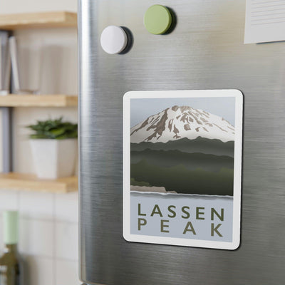 Lassen Peak Minimalist Magnet, Home Decor, Printify, Home & Living, Magnets, Magnets & Stickers, Valentine's Day promotion, Laura Christine Photography & Design, laurachristinedesign.com