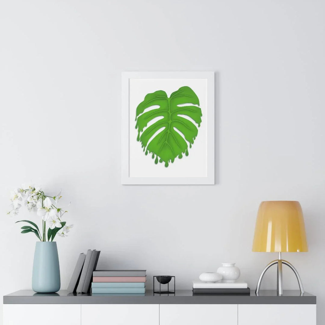 Melting Monstera Framed Print, Poster, Laura Christine Photography & Design, Framed, Home & Living, Indoor, Paper, Posters, Laura Christine Photography & Design, laurachristinedesign.com