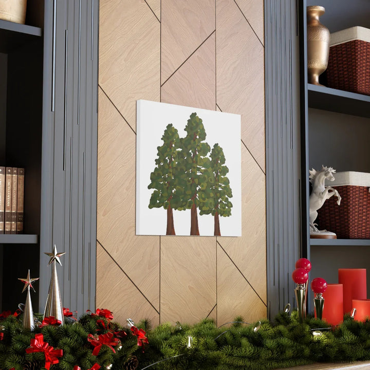 Coastal Redwoods Canvas - Stretched Cotton Canvas Art Print | Matte Finish Wall Hanging Artwork