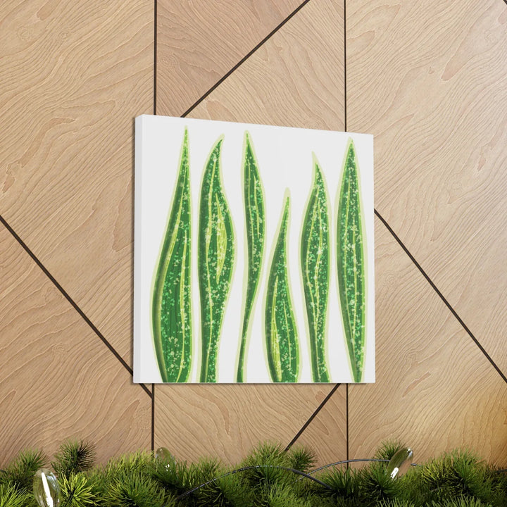 Snake Plant Canvas | Botanical Canvas Decor - Matte Finish Artwork for Living Room - Laura Christine Photography & Design