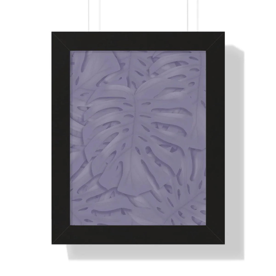 Violet Monstera Framed Print, Poster, Laura Christine Photography & Design, Framed, Home & Living, Indoor, Paper, Posters, Laura Christine Photography & Design, laurachristinedesign.com
