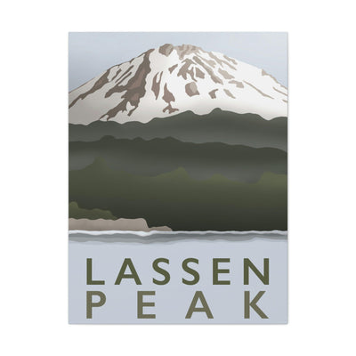 Lassen Peak Minimalist Canvas, Canvas, Printify, Art & Wall Decor, Canvas, Hanging Hardware, Home & Living, Indoor, Laura Christine Photography & Design, laurachristinedesign.com