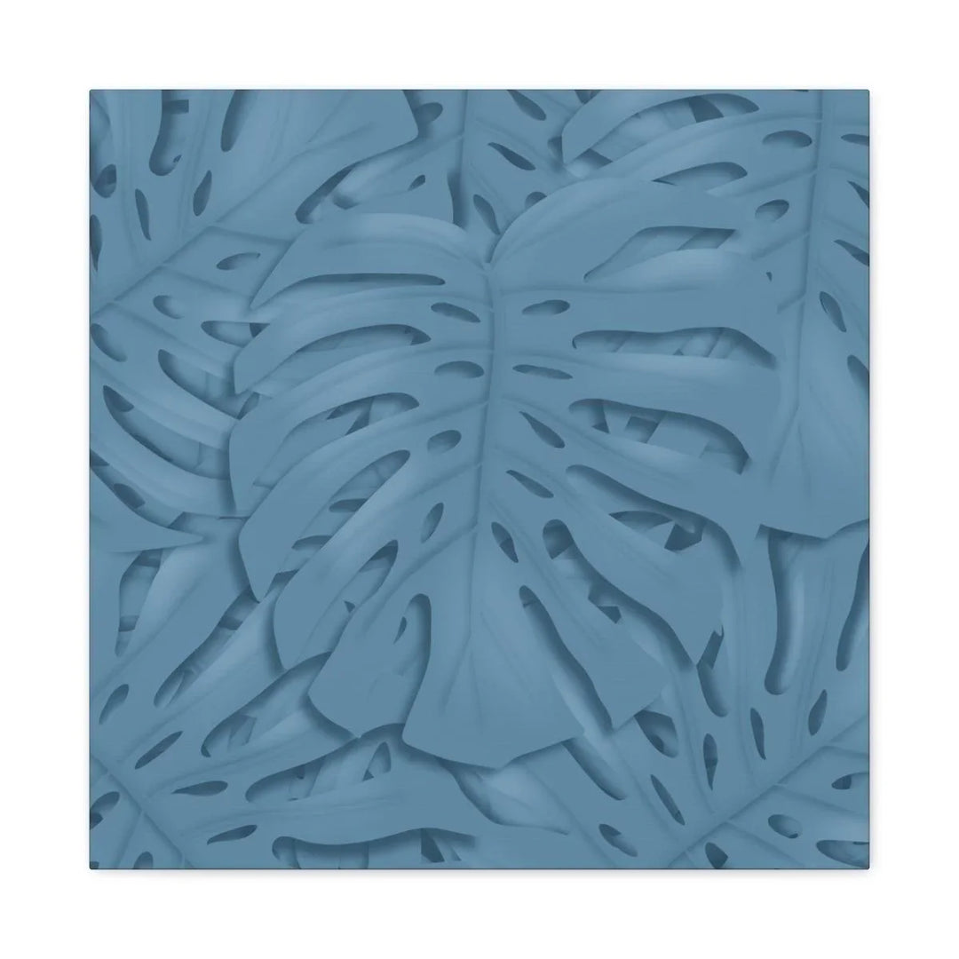 Cerulean Blue Monstera Canvas, Canvas, Laura Christine Photography & Design, Art & Wall Decor, Canvas, Hanging Hardware, Home & Living, Indoor, Laura Christine Photography & Design, laurachristinedesign.com