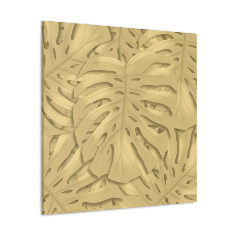 Golden Monstera Canvas, Canvas, Laura Christine Photography & Design, Art & Wall Decor, Canvas, Hanging Hardware, Home & Living, Indoor, Laura Christine Photography & Design, laurachristinedesign.com