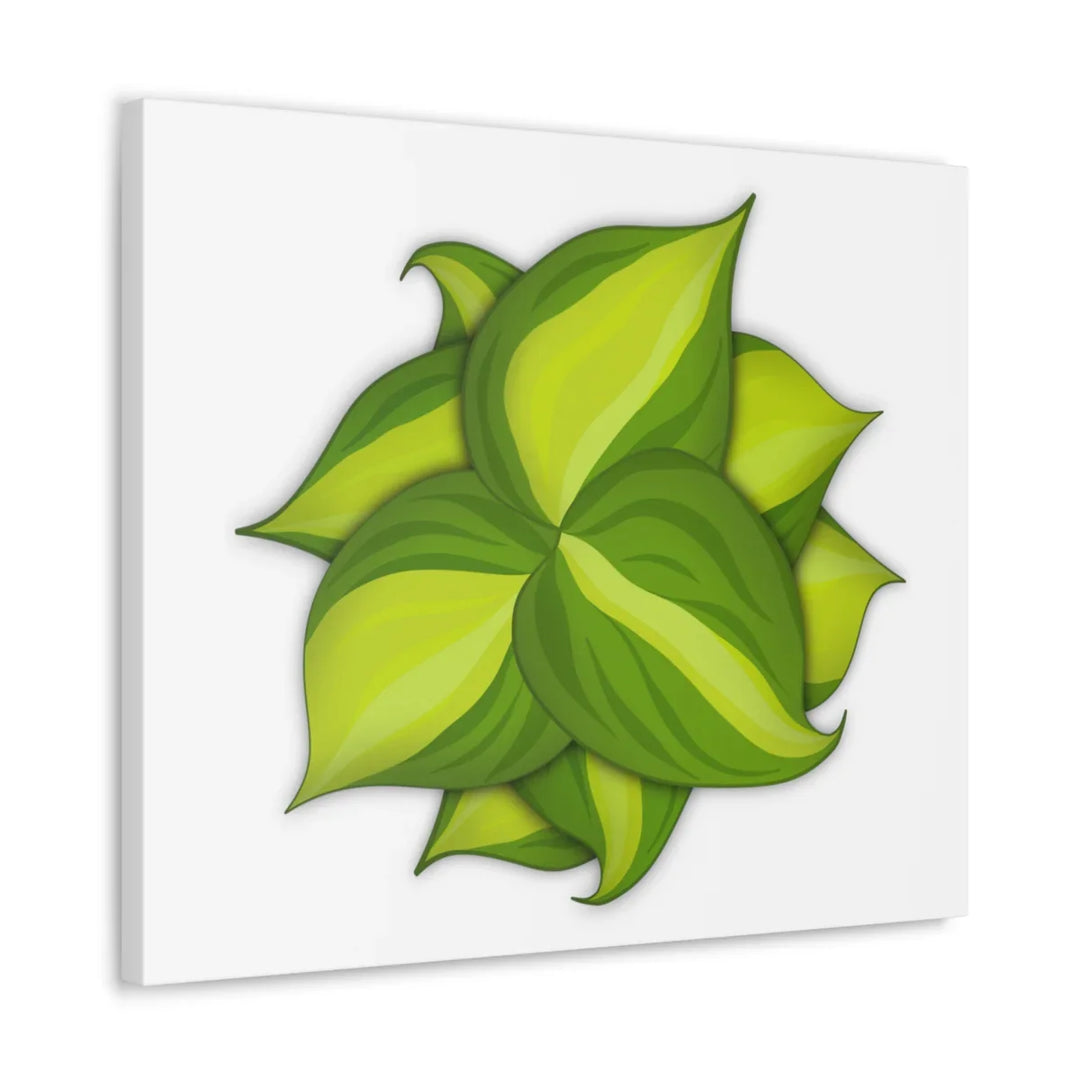 Philodendron Brasil Canvas - Botanical Canvas Art Print With Matte Finish & Durable Hanging - Laura Christine Photography & Design