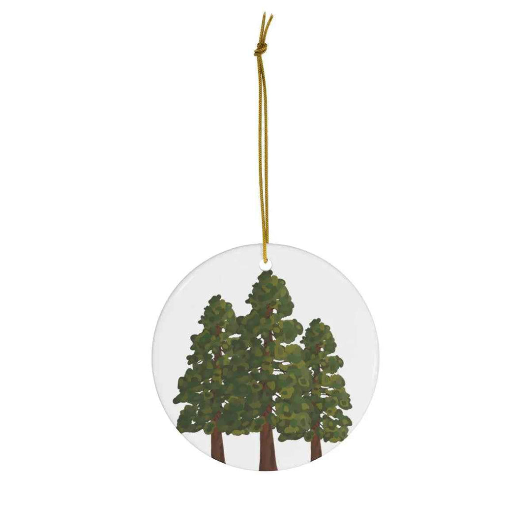 POS Redwoods Ceramic Ornament