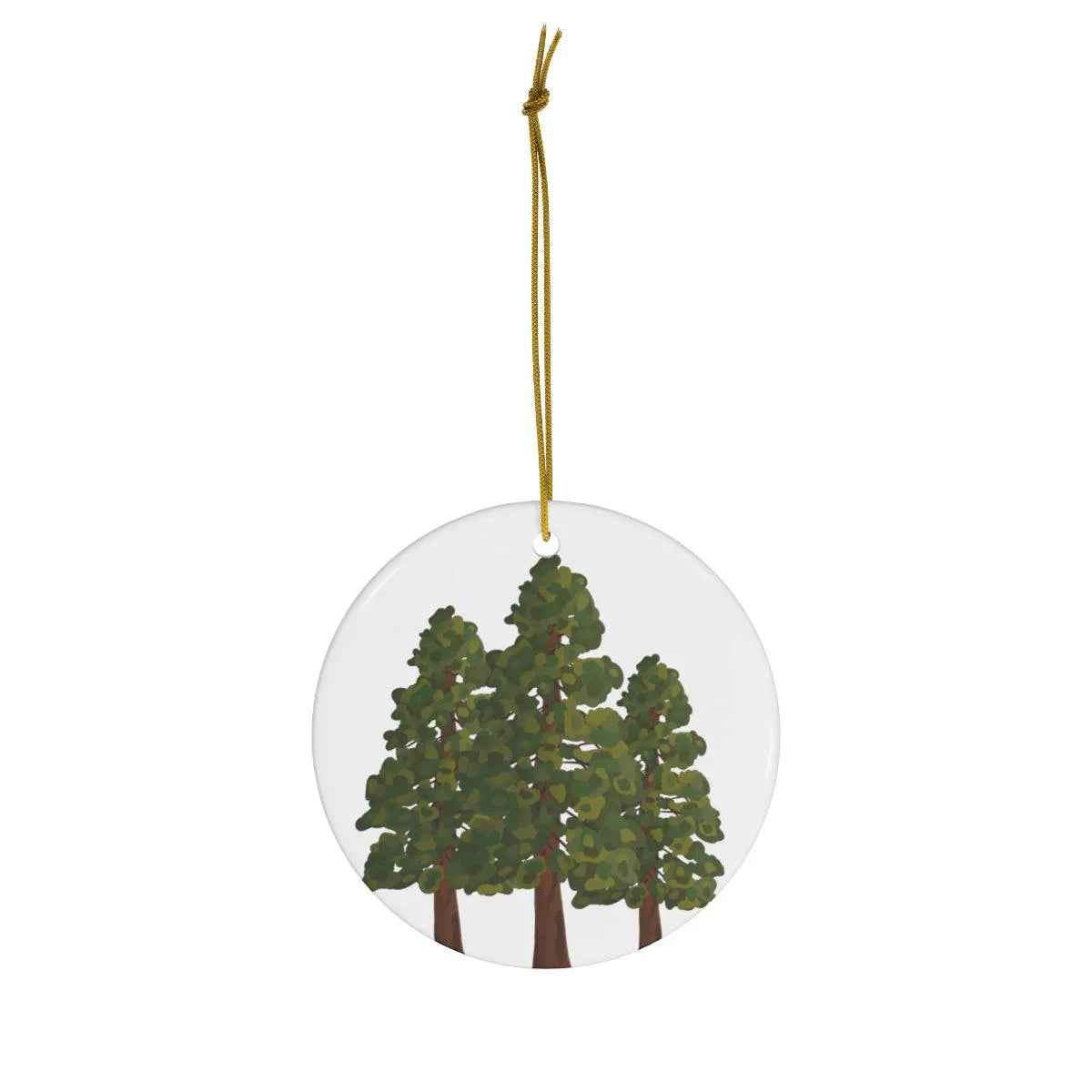 POS Redwoods Ceramic Ornament