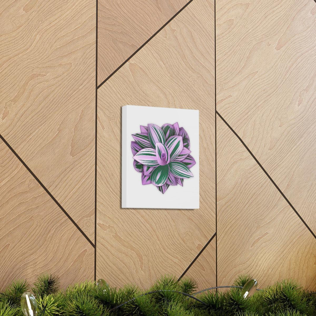 Tradescantia Nanouk Canvas – Botanical Canvas Art Print | Matte Finish Wall Decor - Laura Christine Photography & Design