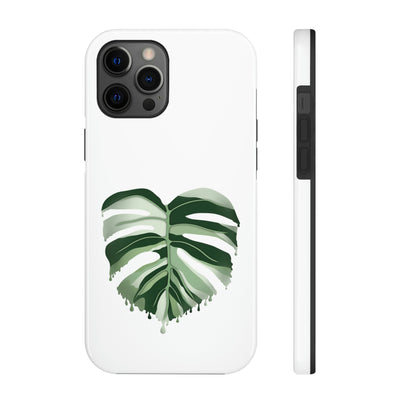 Melting Monstera Albo - Phone Case, Phone Case, Printify, Accessories, Glossy, iPhone Cases, Matte, Phone accessory, Phone Cases, Samsung Cases, Laura Christine Photography & Design, laurachristinedesign.com