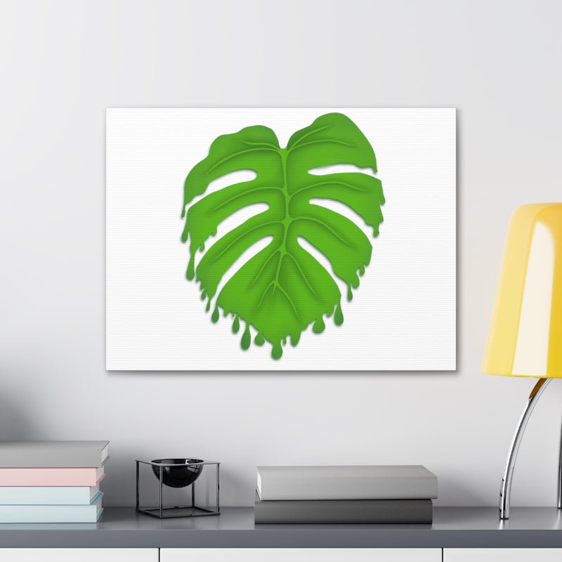 Melting Monstera Canvas