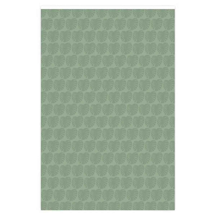 Monstera Wrapping Paper – Green Leaf Botanical Gift Wrap With Premium Gloss Finish