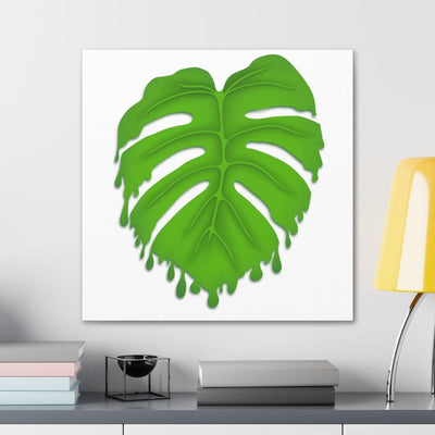 Melting Monstera Canvas, Canvas, Laura Christine Photography & Design, Art & Wall Decor, Canvas, Hanging Hardware, Home & Living, Indoor, Laura Christine Photography & Design, 