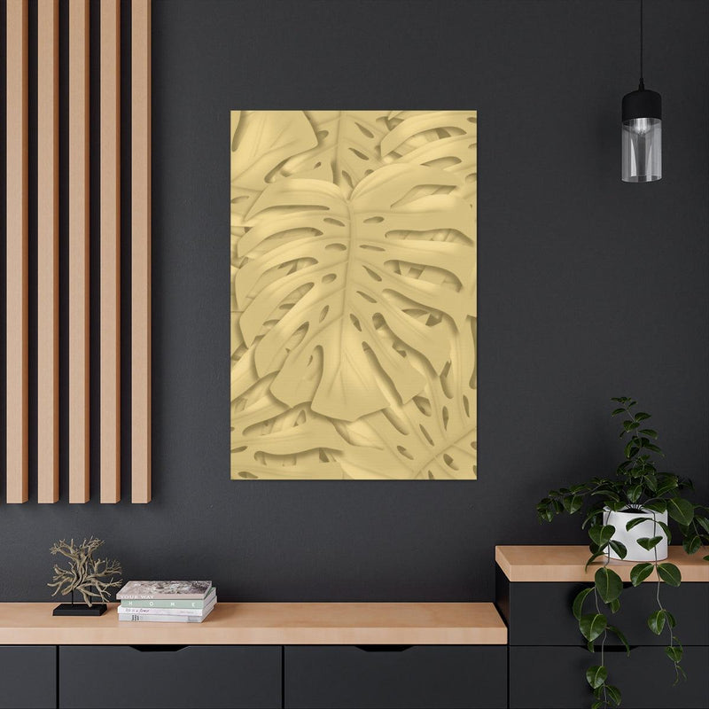 Golden Monstera Canvas, Canvas, Laura Christine Photography & Design, Art & Wall Decor, Canvas, Hanging Hardware, Home & Living, Indoor, Laura Christine Photography & Design, laurachristinedesign.com