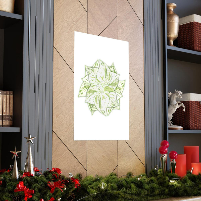 Snow Queen Pothos Print, Poster, Laura Christine Photography & Design, Back to School, Home & Living, Indoor, Matte, Paper, Posters, Valentine&