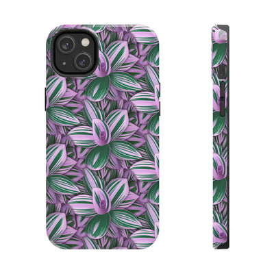 Tradescantia Nanouk Phone Case, Phone Case, Printify, Accessories, Glossy, iPhone Cases, Matte, Phone accessory, Phone Cases, Samsung Cases, Laura Christine Photography & Design, laurachristinedesign.com