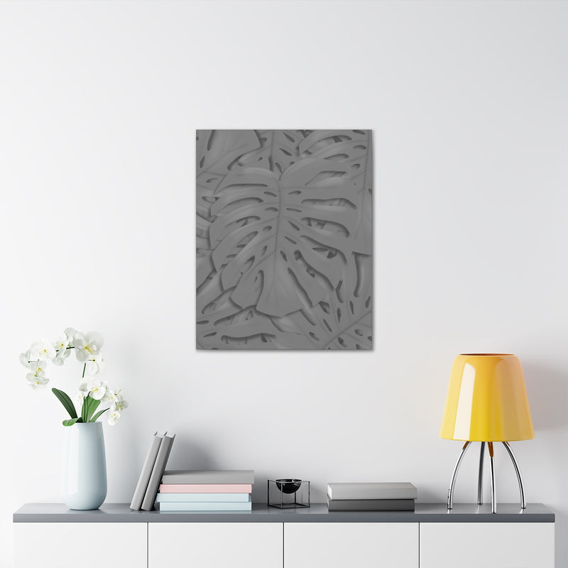 Smokey Monstera Canvas