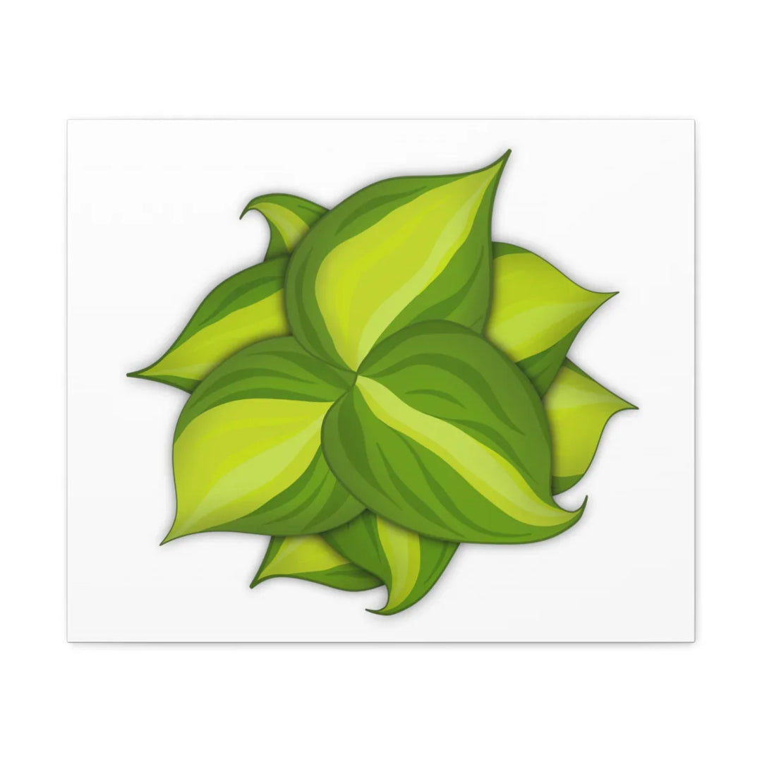 Philodendron Brasil Canvas - Botanical Canvas Art Print With Matte Finish & Durable Hanging - Laura Christine Photography & Design