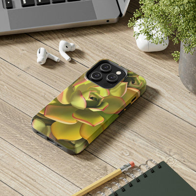 Noble Aeonium Succulent Phone Case, Phone Case, Printify, Accessories, Glossy, iPhone Cases, Matte, Phone accessory, Phone Cases, Samsung Cases, Laura Christine Photography & Design, laurachristinedesign.com