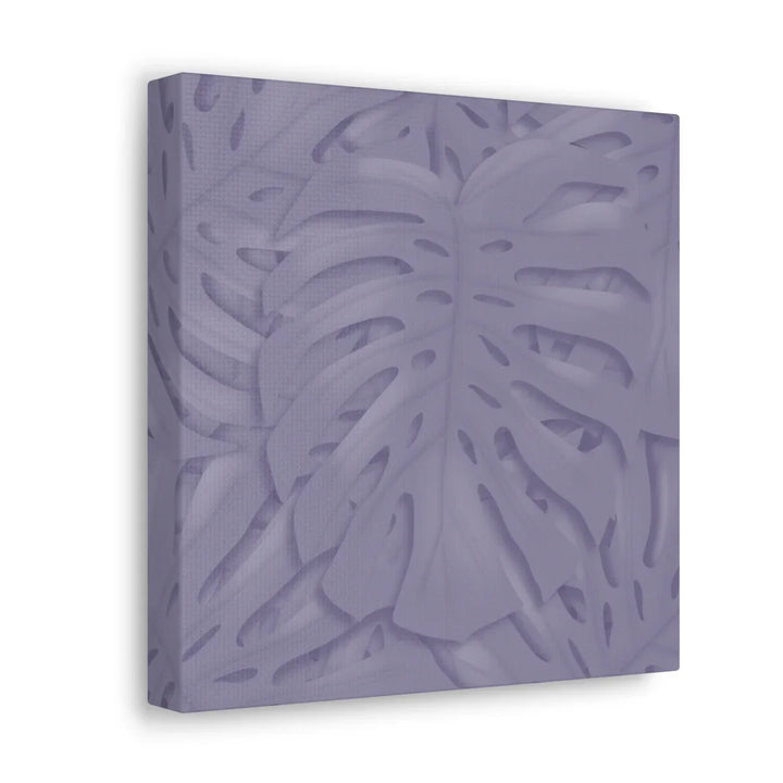Violet Monstera Canvas – Durable Canvas Art Print With Matte Finish & Botanical Design