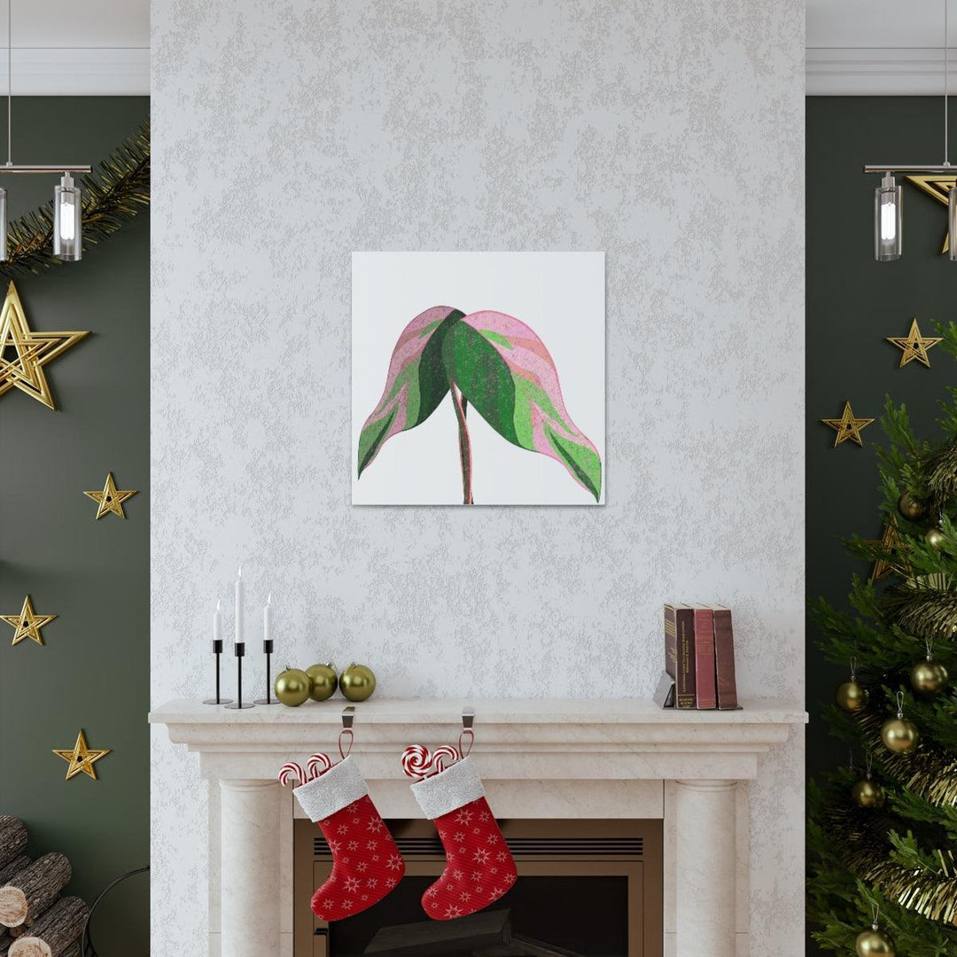 Pink Princess Philodendron Canvas, Canvas, Laura Christine Photography & Design, Art & Wall Decor, Canvas, Hanging Hardware, Home & Living, Indoor, Laura Christine Photography & Design, laurachristinedesign.com