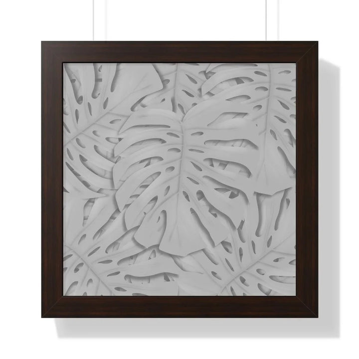 Soft Gray Monstera Framed Print, Poster, Laura Christine Photography & Design, Framed, Home & Living, Indoor, Paper, Posters, Laura Christine Photography & Design, laurachristinedesign.com