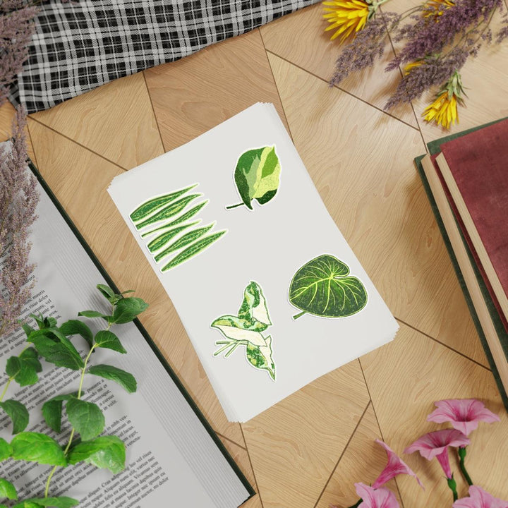 House Plant Stickers Group #3 - 5-Sheet Bundle, Paper products, Laura Christine Photography & Design, Eco-friendly, Home & Living, Made in USA, Magnets & Stickers, Paper, Stickers, Laura Christine Photography & Design, laurachristinedesign.com