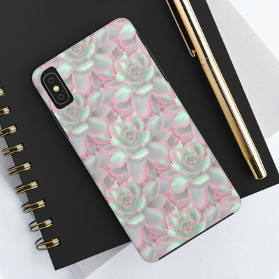 Echeveria Violet Queen Succulent Phone Case, Phone Case, Printify, Accessories, Glossy, iPhone Cases, Matte, Phone accessory, Phone Cases, Samsung Cases, Laura Christine Photography & Design, laurachristinedesign.com