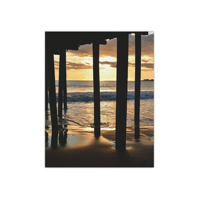 Sunset under the pier - Photo Poster, Poster, Printify, Art & Wall Decor, Home & Living, Paper, Poster, Posters, Laura Christine Photography & Design, laurachristinedesign.com