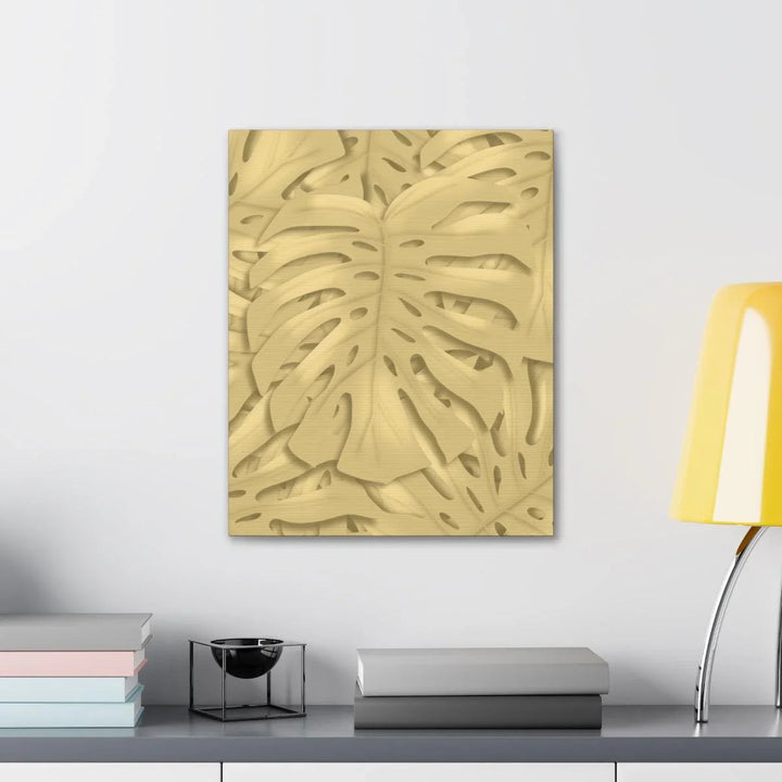 Golden Monstera Canvas, Canvas, Laura Christine Photography & Design, Art & Wall Decor, Canvas, Hanging Hardware, Home & Living, Indoor, Laura Christine Photography & Design, laurachristinedesign.com