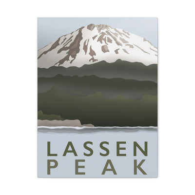 Lassen Peak Minimalist Canvas