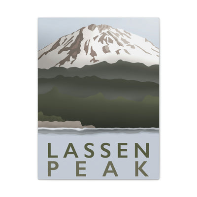 Lienzo minimalista Lassen Peak