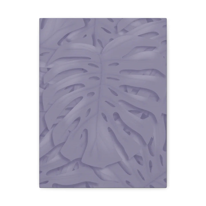 Violet Monstera Canvas – Durable Canvas Art Print With Matte Finish & Botanical Design