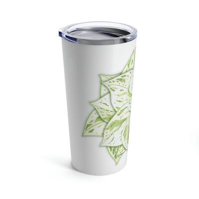 Snow Queen Pothos Tumbler