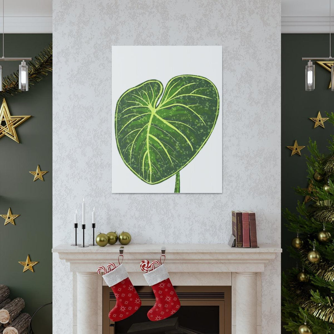 Philodendron Gloriosum Canvas - Stretched Canvas Art Print | Matte Indoor Wall Art - Laura Christine Photography & Design
