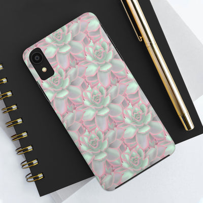 Echeveria Violet Queen Succulent Phone Case, Phone Case, Printify, Accessories, Glossy, iPhone Cases, Matte, Phone accessory, Phone Cases, Samsung Cases, Laura Christine Photography & Design, laurachristinedesign.com