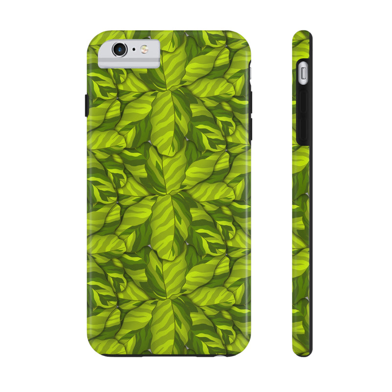 Calathea Yellow Fusion Phone Case, Phone Case, Printify, Accessories, Android, Calathea, Gift, Glossy, House Plant, Illustration, Indoor Plant, Iphone, iPhone Cases, Matte, Mobile, Phone accessory, Phone Case, Phone Cases, Plant, Prayer Plant, Protective Case, Samsung Cases, Yellow Fusion, Laura Christine Photography & Design, laurachristinedesign.com