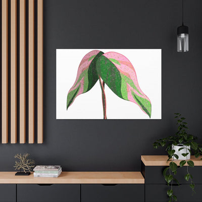 Pink Princess Philodendron Canvas, Canvas, Laura Christine Photography & Design, Art & Wall Decor, Canvas, Hanging Hardware, Home & Living, Indoor, Laura Christine Photography & Design, laurachristinedesign.com