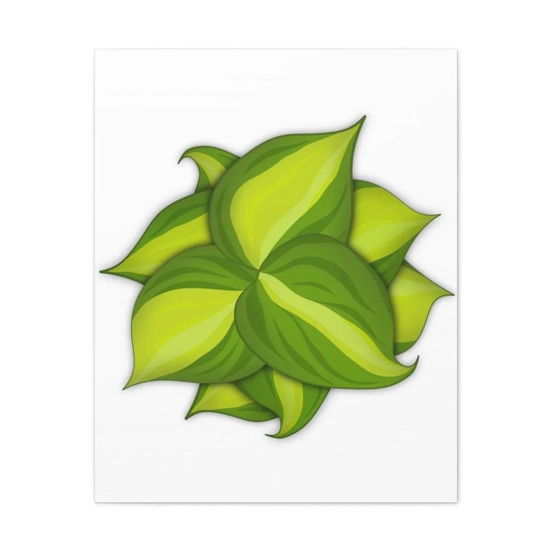 Philodendron Brasil Canvas - Botanical Canvas Art Print With Matte Finish & Durable Hanging - Laura Christine Photography & Design