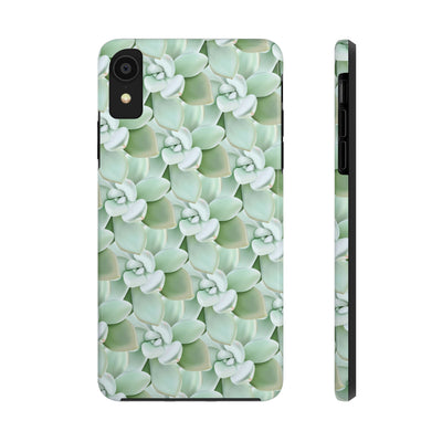 Pachyveria Haagei Succulent Pattern Phone Case, Phone Case, Printify, Accessories, Glossy, iPhone Cases, Matte, Phone accessory, Phone Cases, Samsung Cases, Laura Christine Photography & Design, laurachristinedesign.com