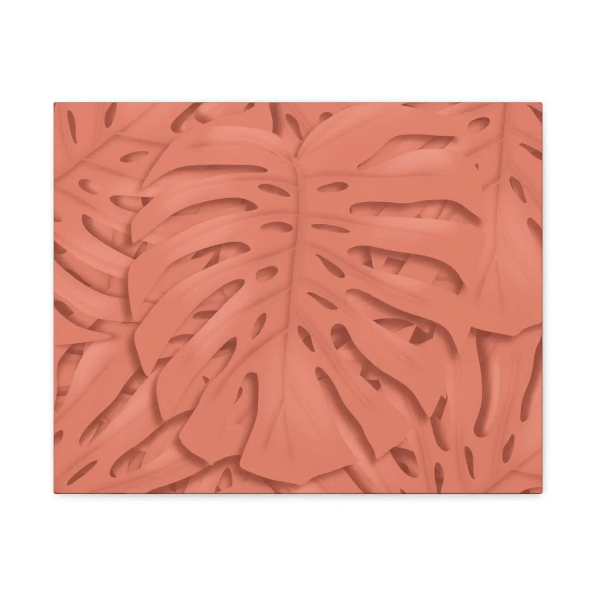Coral Monstera Canvas, Canvas, Laura Christine Photography & Design, Art & Wall Decor, Canvas, Hanging Hardware, Home & Living, Indoor, Laura Christine Photography & Design, laurachristinedesign.com