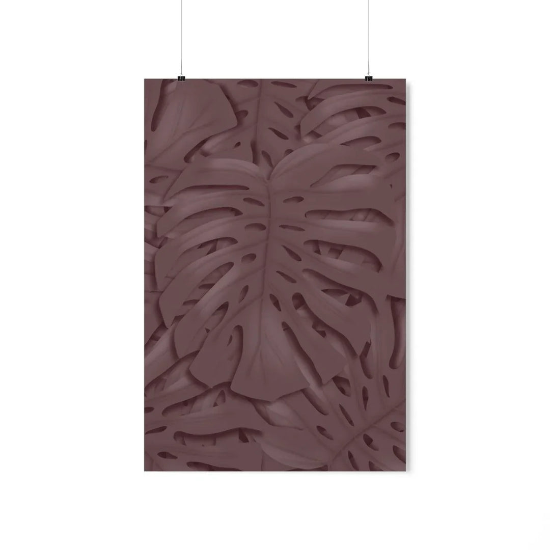 Merlot Monstera Print, Poster, Laura Christine Photography & Design, Back to School, Home & Living, Indoor, Matte, Paper, Posters, Valentine's Day promotion, Laura Christine Photography & Design, laurachristinedesign.com