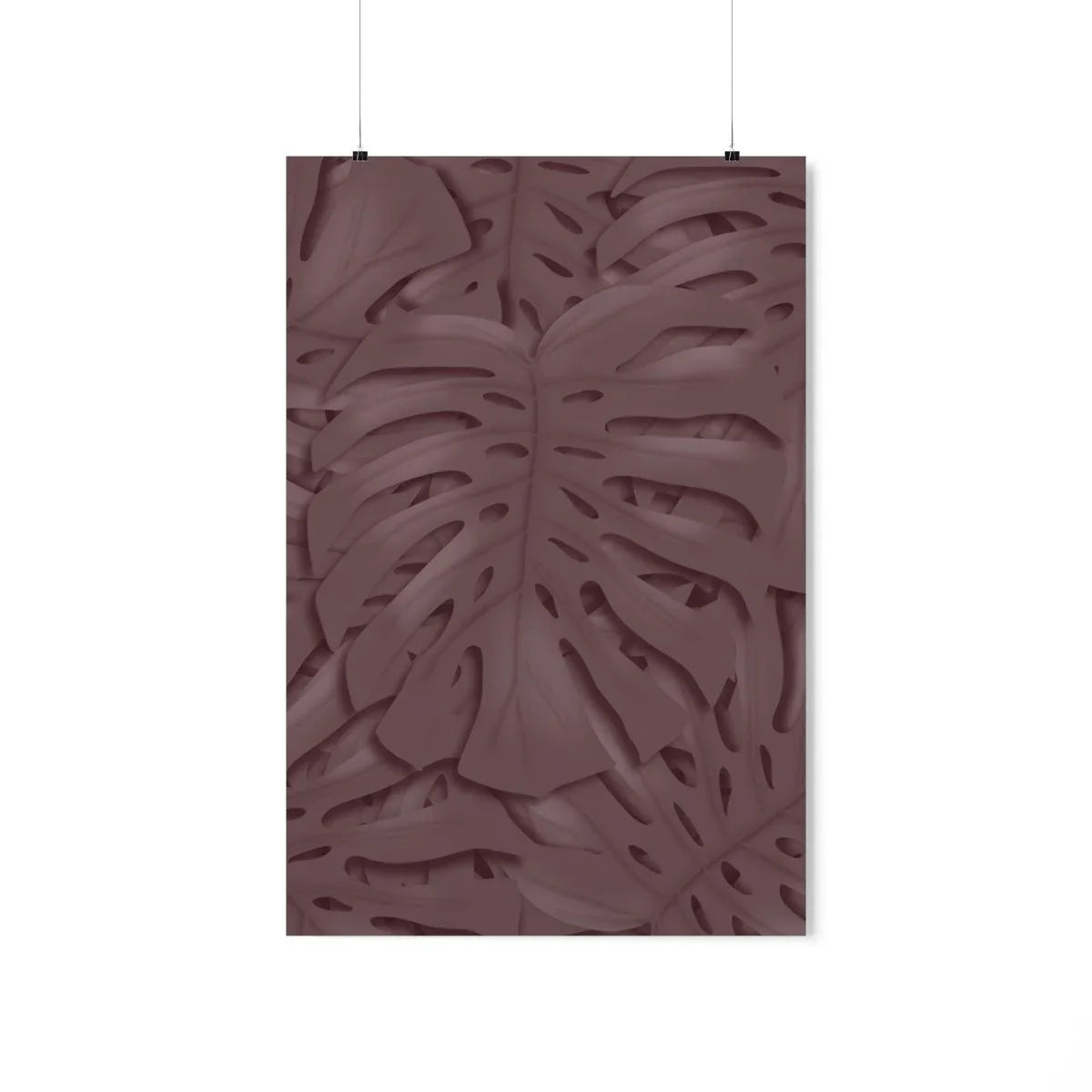 Merlot Monstera Print, Poster, Laura Christine Photography & Design, Back to School, Home & Living, Indoor, Matte, Paper, Posters, Valentine's Day promotion, Laura Christine Photography & Design, laurachristinedesign.com