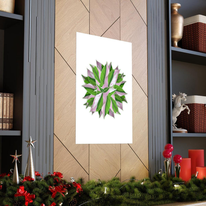 Tricolor Syngonium Print - Botanical Poster on Museum Grade Paper | Archival Ink Unframed - Laura Christine Photography & Design