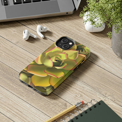 Noble Aeonium Succulent Phone Case, Phone Case, Printify, Accessories, Glossy, iPhone Cases, Matte, Phone accessory, Phone Cases, Samsung Cases, Laura Christine Photography & Design, laurachristinedesign.com