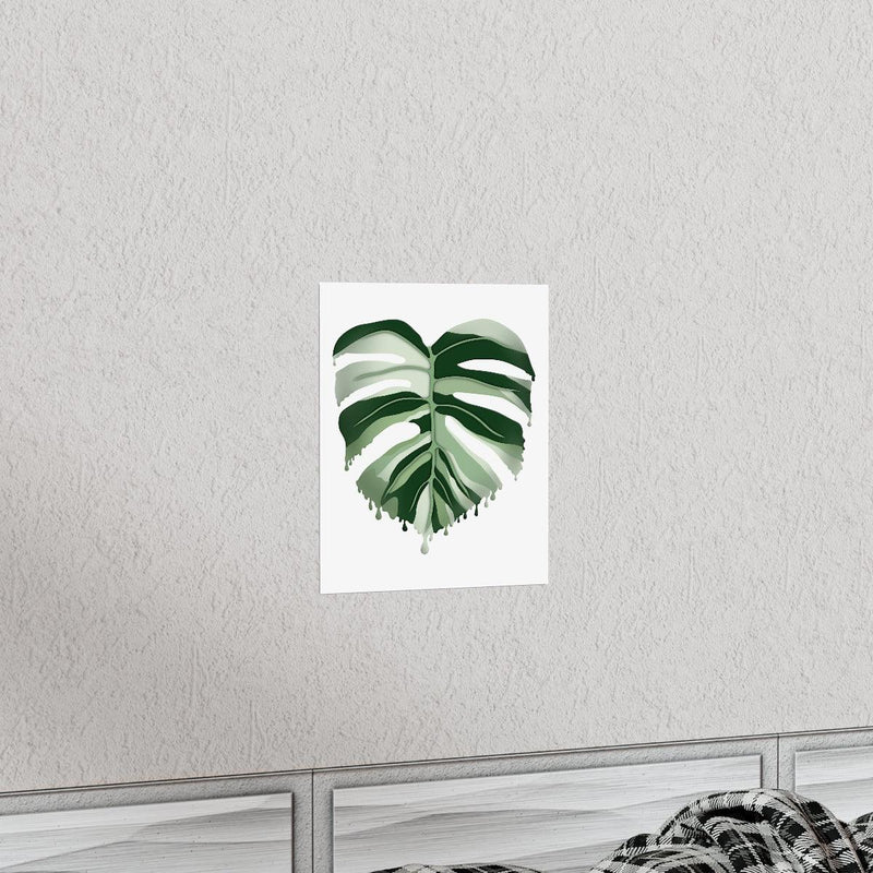 Melting Monstera Albo - Print, Poster, Laura Christine Photography & Design, Back to School, Home & Living, Indoor, Matte, Paper, Posters, Valentine&