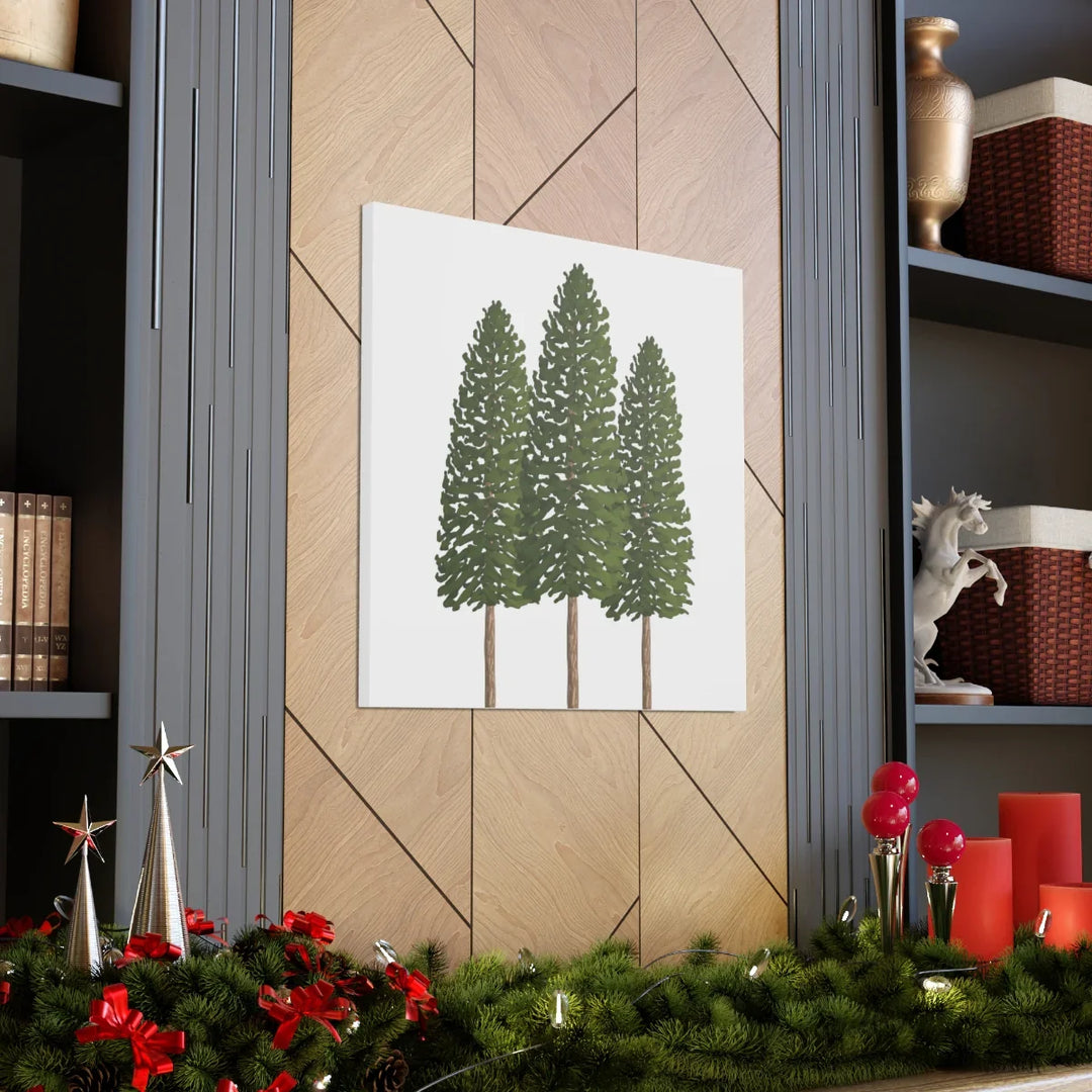 Ponderosa Pine Canvas - Large Stretched Cotton Canvas Art Print With Matte Finish