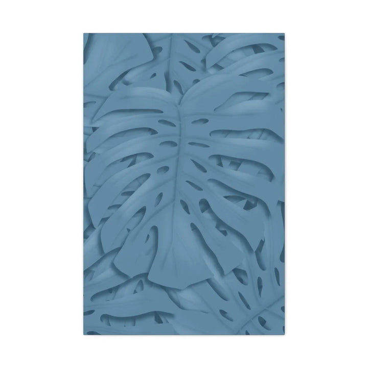 Cerulean Blue Monstera Canvas, Canvas, Laura Christine Photography & Design, Art & Wall Decor, Canvas, Hanging Hardware, Home & Living, Indoor, Laura Christine Photography & Design, laurachristinedesign.com